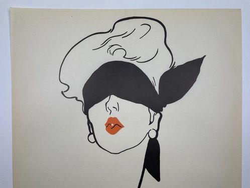 René Gruau - Le Rouge Baiser (1949, 1st printing!) - Jaren, Antiek en Kunst, Kunst | Tekeningen en Foto's