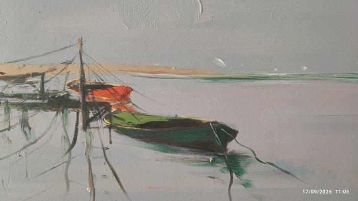 Aldo Mazzi (1937) - Tra Pisa e lo Scolmatore, Antiek en Kunst, Kunst | Schilderijen | Klassiek