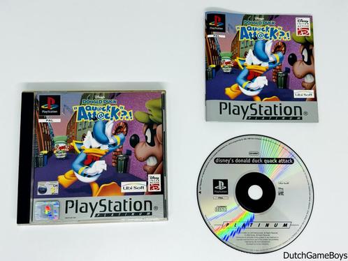 Playstation 1 / PS1 - Donald Duck - Quack Attack - Platinum, Spelcomputers en Games, Games | Sony PlayStation 1, Gebruikt, Verzenden