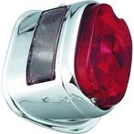 Bikers Choice 56-72 Big Twin & XL Chrome Taillight W/Red, Ophalen of Verzenden, Nieuw