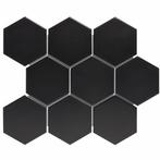 Mozaïek Barcelona 25.6x29.6 cm Geglazuurd Porselein Hexagon, Nieuw, Overige materialen, Overige typen, Ophalen of Verzenden