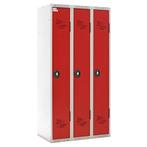 Kast  B: 900, D: 500, H: 1800 (mm) grijs/rood, Huis en Inrichting, Kasten | Lockerkasten, Nieuw, Ophalen of Verzenden