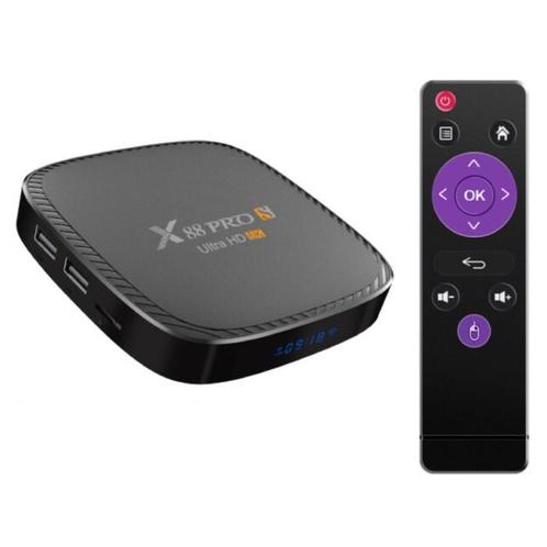 X88S TV Box Mediaspeler Android 10 - Bluetooth 5.0 - Kodi -, Audio, Tv en Foto, Televisie-accessoires, Nieuw, Verzenden