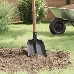 vidaXL Schep Hoofd 4 pcs Zilver 33 x 21 cm Gepoedercoat, Tuin en Terras, Verzenden, Nieuw