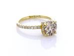 Ring - 14 karaat Geel goud - 1.60ct. tw. Diamant (Natuurlijk, Nieuw