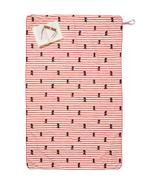 HEMA Takkie en Siepie strandlaken 110x175cm microvezel, Verzenden, Nieuw, Rood