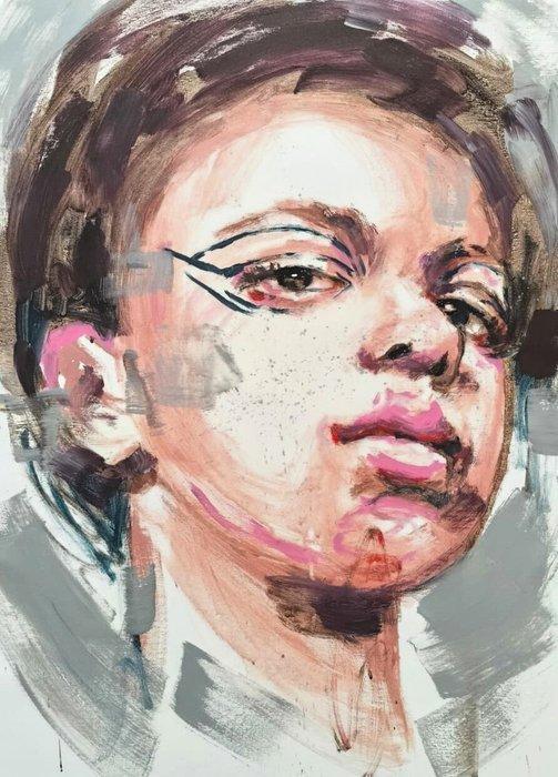 Geranio Paola - Rebel, Antiek en Kunst, Kunst | Schilderijen | Modern