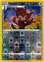 Furret 136/189 Reverse Holo  Darkness Ablaze, Hobby en Vrije tijd, Verzamelkaartspellen | Pokémon, Nieuw, Foil, Ophalen of Verzenden