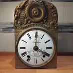 Klok - Cuivre, email - 1850-1900 - Fleurie, uitstekende, Antiek en Kunst, Antiek | Klokken