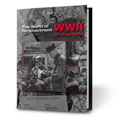 THE WORLD | OF | RE-ENACTMENT | WWII PHOTOGRAPHY, Verzamelen, Militaria | Algemeen, Landmacht, Amerika, Boek of Tijdschrift, Ophalen of Verzenden