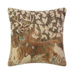 Kussen Geborduurd hert in gras 45x45cm, Huis en Inrichting, Verzenden, Nieuw