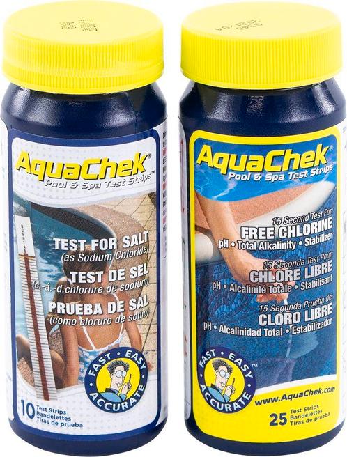AquaChek teststrips + teststrips voor zoutwaterzwembaden, Tuin en Terras, Zwembad-toebehoren, Overige typen, Nieuw, Verzenden