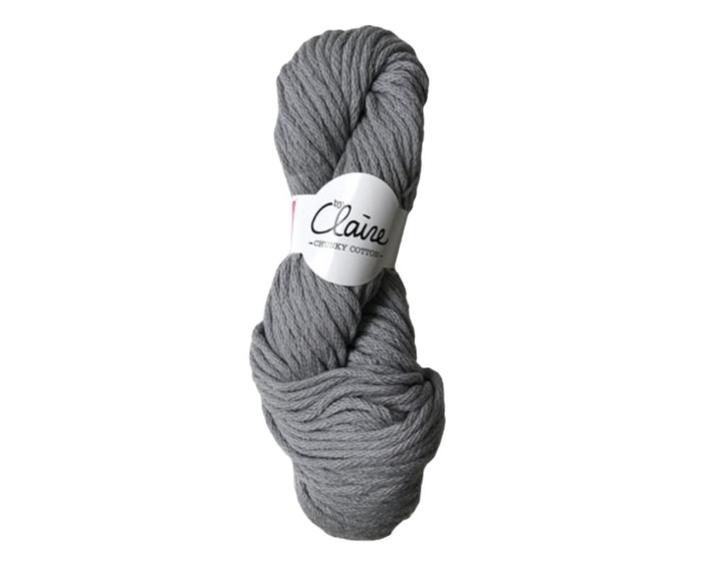 byClaire chunky cotton 014 grey, Hobby en Vrije tijd, Breien en Haken, Breien of Haken, Nieuw, Wol of Garen, Ophalen of Verzenden