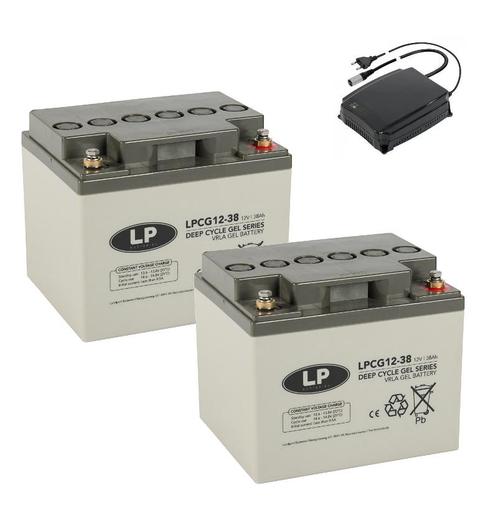 Landport (LP) 2x LPCG12-38 accus 12 volt 38 ah + c-Go, Auto-onderdelen, Accu's en Toebehoren, Nieuw, Ophalen of Verzenden