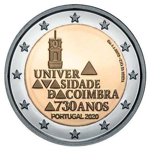 Portugal 2 Euro Coimbra 2020, Postzegels en Munten, Munten | Europa | Euromunten, Verzenden