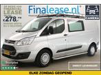 Ford Transit Custom 290 2.2 TDCI L2H1 Trend DC Airco €278pm, Auto's, Bestelauto's, Nieuw, Ford, Zilver of Grijs, Lease