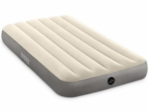Intex Deluxe Laag luchtbed - 1-persoons (99 cm), Caravans en Kamperen, Kampeeraccessoires, Nieuw, Verzenden