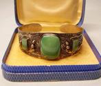 Armband - Rusland Silber 875 + Chrysopras (Zonder, Antiek en Kunst