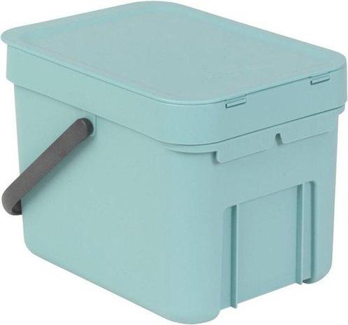 Brabantia Sort & Go Prullenbak - 6 l - Mint, Huis en Inrichting, Woonaccessoires | Prullenbakken, Verzenden