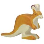 Holztiger - Houten Dieren - Kangoeroe klein 12,5 cm, Nieuw