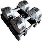 LION TITANSILVER Verstelbare Dumbbells 4 t/m 32,5 kilogram, Sport en Fitness, Fitnessmaterialen, Ophalen of Verzenden, Nieuw, Benen