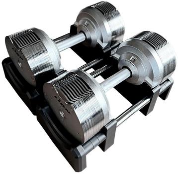 LION TITANSILVER Verstelbare Dumbbells 4 t/m 32,5 kilogram beschikbaar voor biedingen