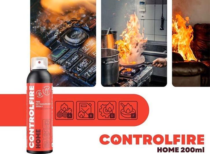 Control Fire Brandblusser - Mini Brandblusser - 200 ml, Huis en Inrichting, Brandblussers en Brandkasten, Nieuw, Verzenden