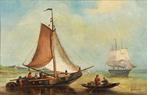 Albert Jurardus van Prooijen (1834-1898) - Dutch fishing