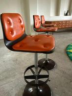 Kruk (3) - Hout, Metaal, Synthetisch leder, kunststof -