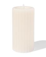HEMA Kaars LED ribbel ivoor, Verzenden, Nieuw