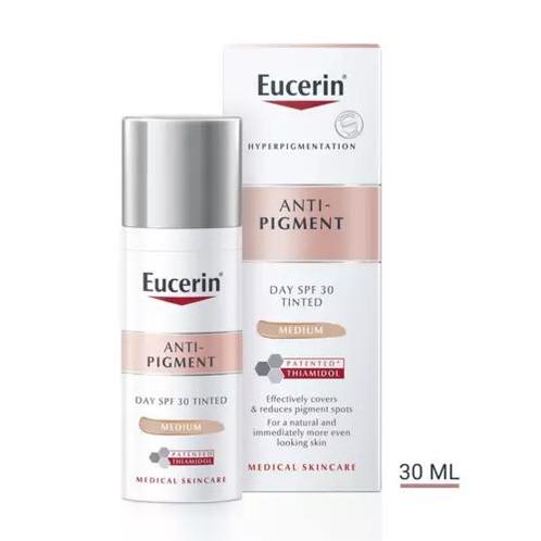 Eucerin Anti-Pigment Crème Tinted SPF30 Medium (Dagcreme), Sieraden, Tassen en Uiterlijk, Uiterlijk | Gezichtsverzorging, Nieuw