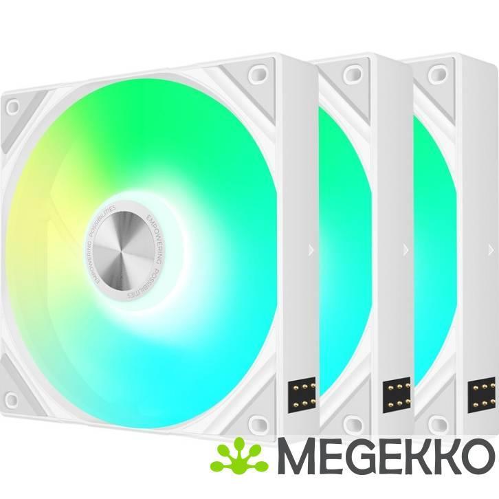 TRYX ROTA SL ARGB Reverse 120mm 3-pack Wit, Computers en Software, Computerkoelers, Nieuw, Verzenden