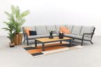 VDG Santos/Mindo loungeset - loungebank - antraciet 2-delig, Verzenden, Nieuw, Hout, Loungeset