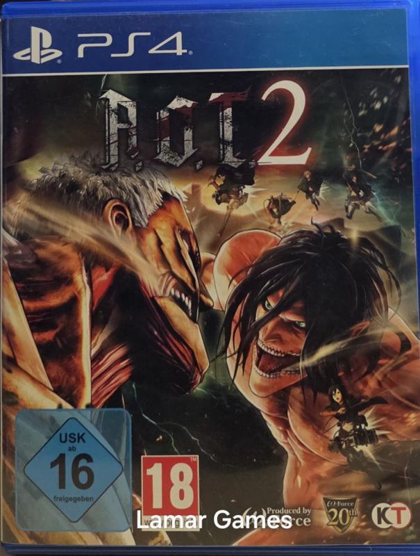 Attack on Titan 2 A.O.T. 2 import (ps4 tweedehands game), Spelcomputers en Games, Games | Sony PlayStation 4, Zo goed als nieuw