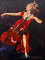 Anke Brokstra (1940-2021) - Celliste, Antiek en Kunst