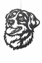Wanddecoratie hond Berner Sennen metaal  37cm, Verzenden, Nieuw
