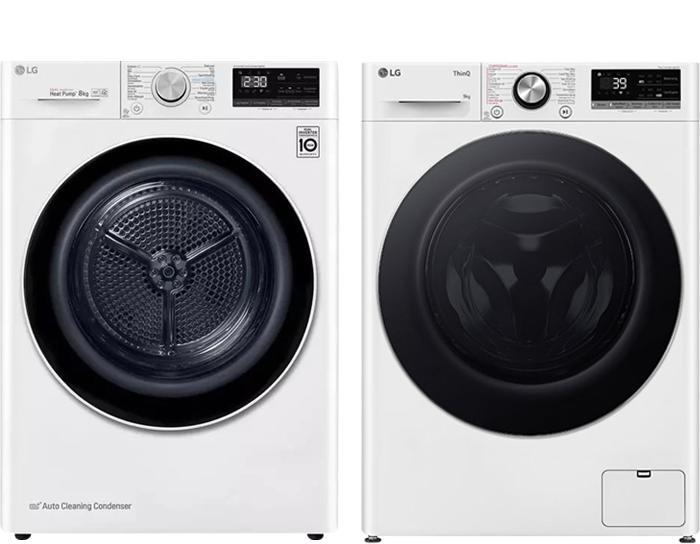 LG Wasmachine + LG Droger, Witgoed en Apparatuur, Wasmachines