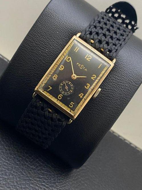 festa - Classics Art Deco - Zonder Minimumprijs - 7310 -, Sieraden, Tassen en Uiterlijk, Horloges | Heren