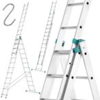 Uitschuifbare ladder - multifunctionele trapladder - 9,30 m, Doe-het-zelf en Verbouw, Ladders en Trappen, Ophalen of Verzenden