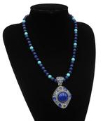 Lapis lazuli - Howlite turquoise - Boeddhistische