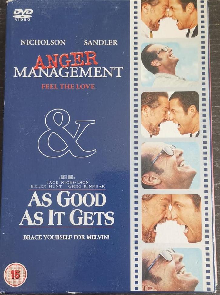 Anger management * As Good as it Gets      -Gratis verzenden, Cd's en Dvd's, Dvd's | Tv en Series, Zo goed als nieuw, Komedie