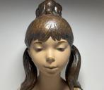Lladró - Beeldje - Very Large Ceramic Bust of a Girl -, Antiek en Kunst
