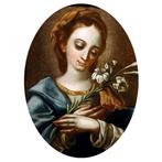 Carlo Dolci (1616 -1686), Circle - Madonna with a lily, Antiek en Kunst