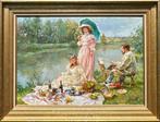 Vladimir Goussev (1957) - An Artist and his Family having a