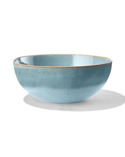 HEMA Schaal Ø26cm Porto reactief glazuur blauw 4+2 gratis, Huis en Inrichting, Keuken | Servies, Nieuw, Verzenden