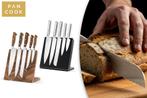 2dekans | Pan Cook -Elegante 5-delige messenset met stijlvol, Ophalen of Verzenden, Zo goed als nieuw