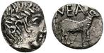 Troas, Neandria 4th century Bc Ar Obol 9mm, 0 49 g Apollo, Postzegels en Munten, Verzenden