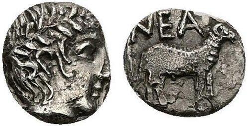 Troas, Neandria 4th century Bc Ar Obol 9mm, 0 49 g Apollo, Postzegels en Munten, Munten | Europa | Niet-Euromunten, Verzenden