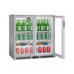 GGM Gastro | Barkoelkast - 900mm - 220 liter - met 2 glazen, Witgoed en Apparatuur, Koelkasten en IJskasten, Verzenden, Nieuw