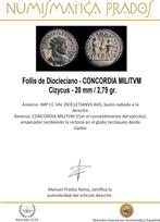 Romeinse Rijk. Diocletian (AD 284-305). Follis CONCORDIA